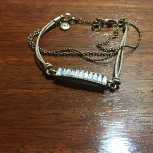 Chloe + Isabel leather baguette bracelet